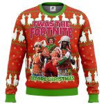 Twas The Fortnite Ugly Christmas Sweater