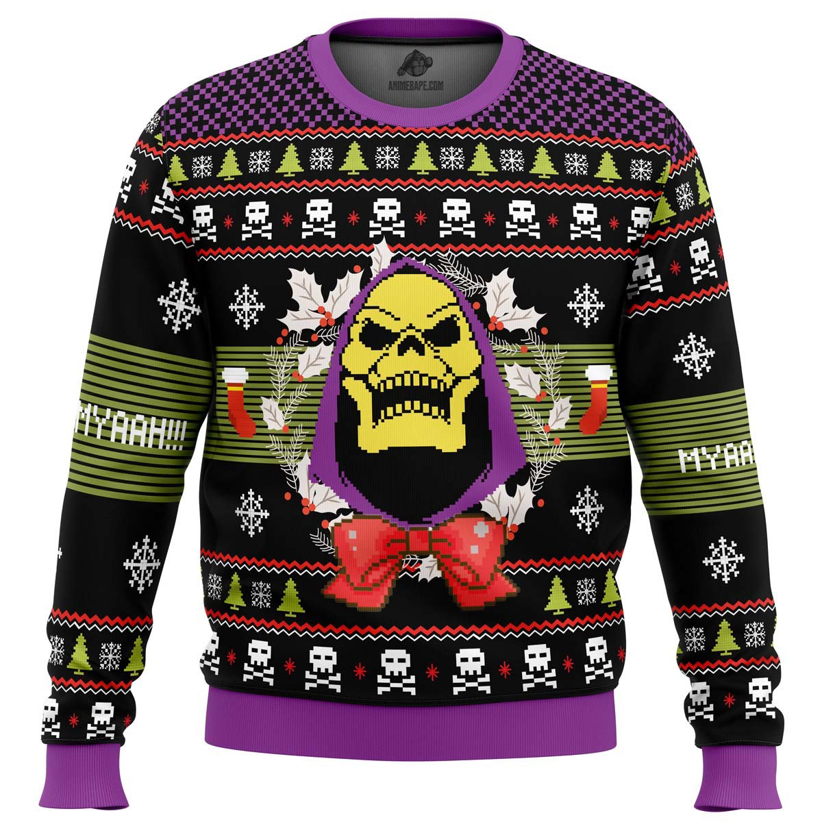 20251210-172925 Skeletor Ugly Christmas Sweater - Image 1
