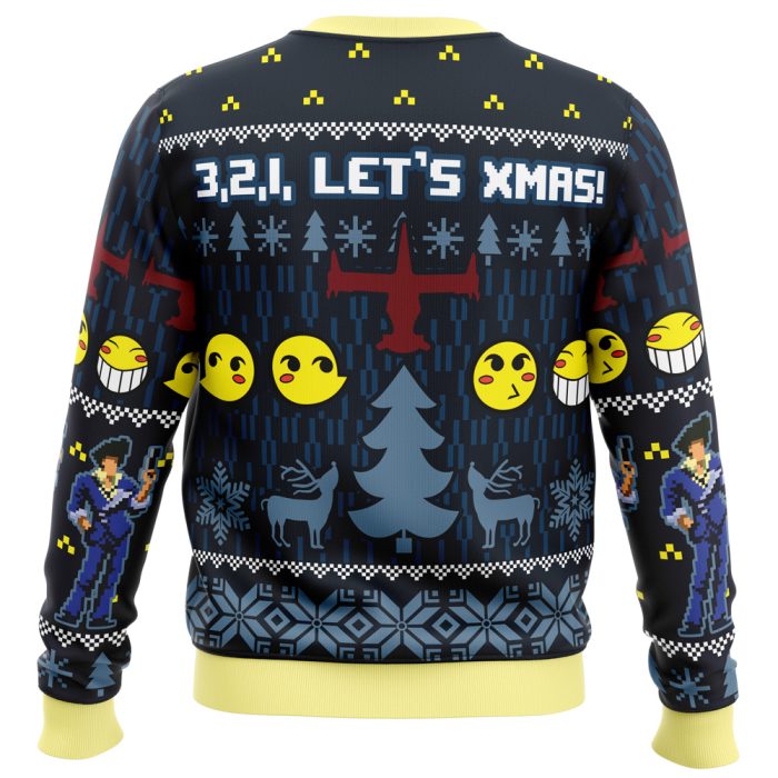 3, 2, 1, Let's Xmas! Cowboy Bebop Ugly Christmas Sweater - Image 2
