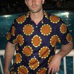 Monkey D. Luffy Dressrosa One Piece Button Up Hawaiian Shirt - Image 4