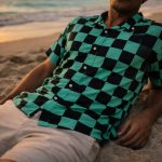 Tanjiro Kamado Demon Slayer Button Up Hawaiian Shirt - Image 3