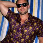 Yoshikage Kira Killer Queen Jojo's Bizarre Adventure Button Up Hawaiian Shirt - Image 3
