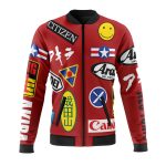 Akira Full Decals Quilt Bomber Jacket