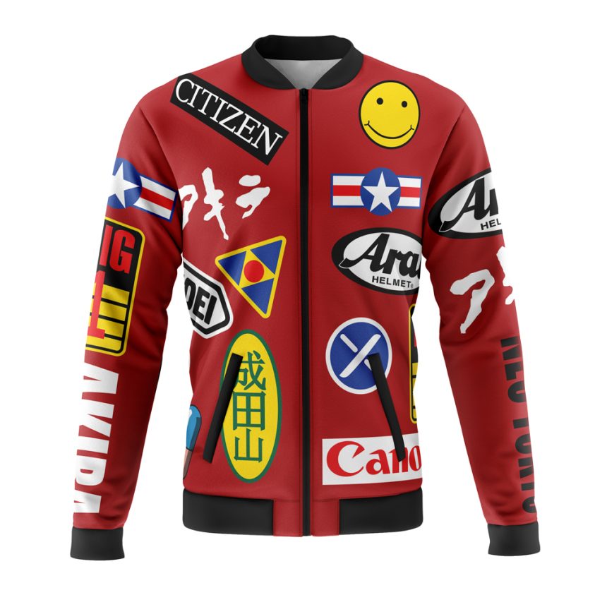 Red Ranger Mighty Morphin Power Rangers Casual Bomber Jacket - AnimeBape