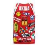 Akira Full Decals V-Neck Basketball Jersey - Image 2