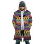 All Symbols Pattern Jojo's Bizarre Adventure Hooded Cloak Coat - Image 2