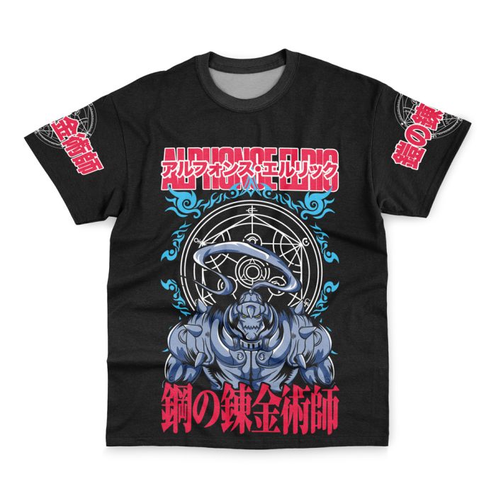 Alphonse Elric Fullmetal Alchemist Streetwear T-Shirt - Image 2