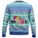 Aqua KonoSuba Ugly Christmas Sweater - Image 2