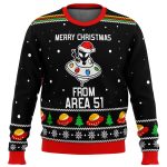 Area 51 Aliens Ugly Christmas Sweater