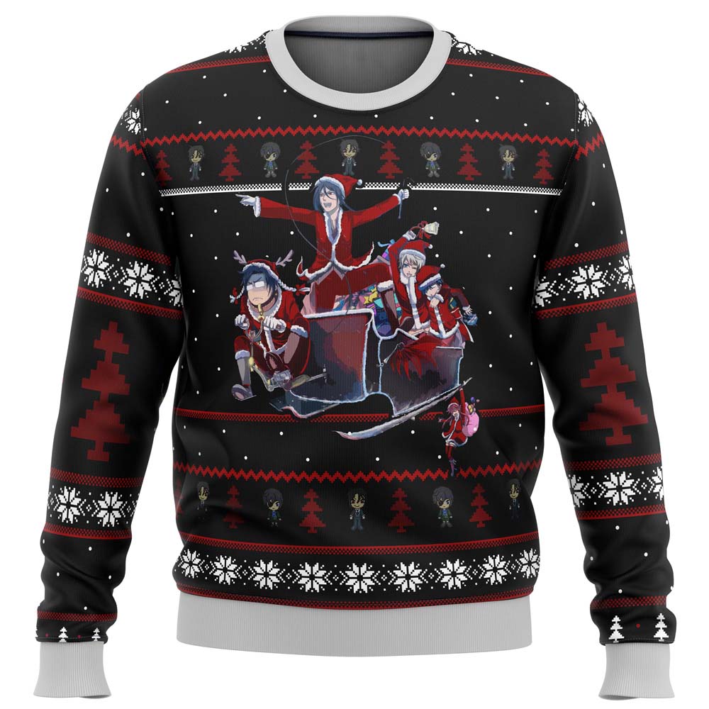 Black Butler Holiday Ugly Christmas Sweater Black Butler Holiday Ugly Christmas Sweater - Image 1