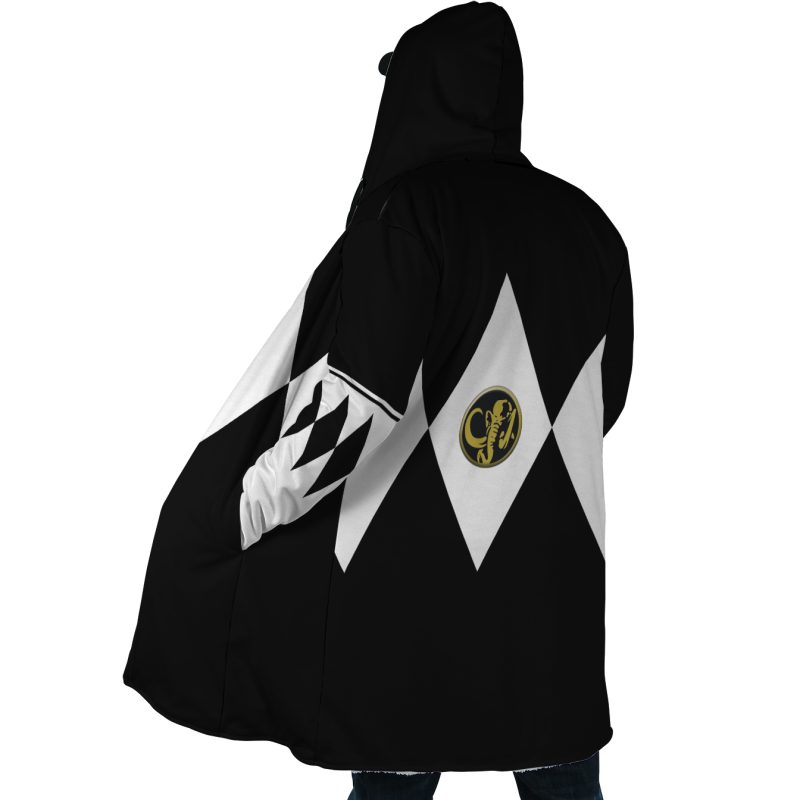 Red Ranger Mighty Morphin Power Rangers Hooded Cloak Coat - AnimeBape