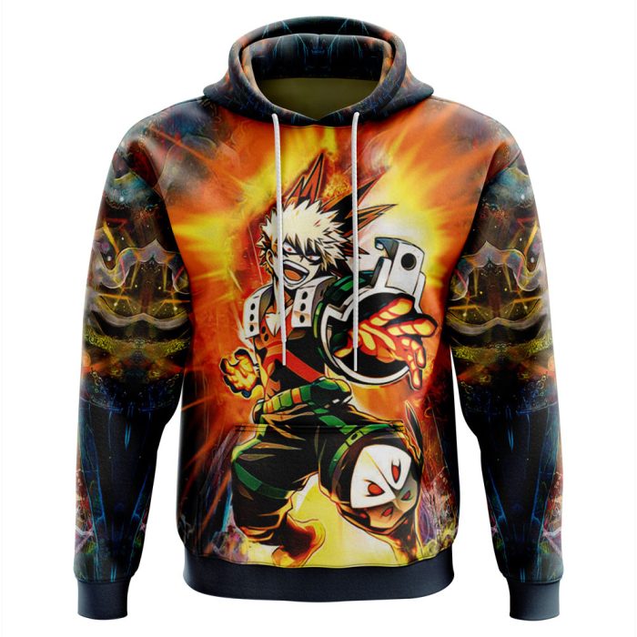 Blazing Bakugo My Hero Academia Hoodie - Image 1