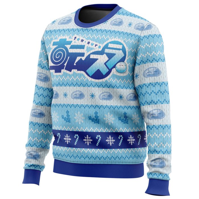 Blue Christmas That time I got reincarnated as a slime Christmas Sweater - Image 2