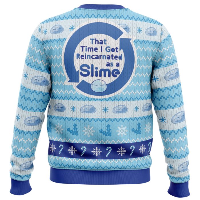 Blue Christmas That time I got reincarnated as a slime Christmas Sweater - Image 4