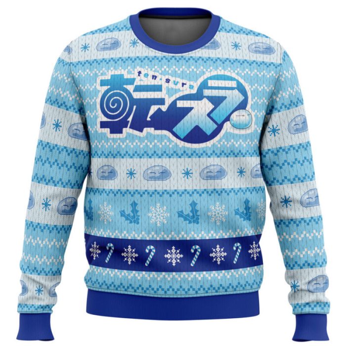Blue Christmas That time I got reincarnated as a slime Christmas Sweater - Image 5