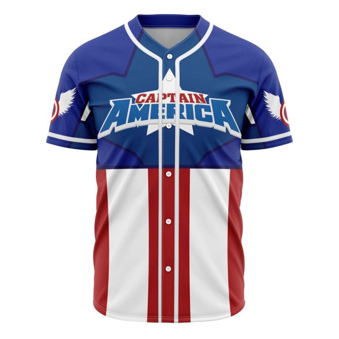 Captain America Baseball Jersey - Image 1