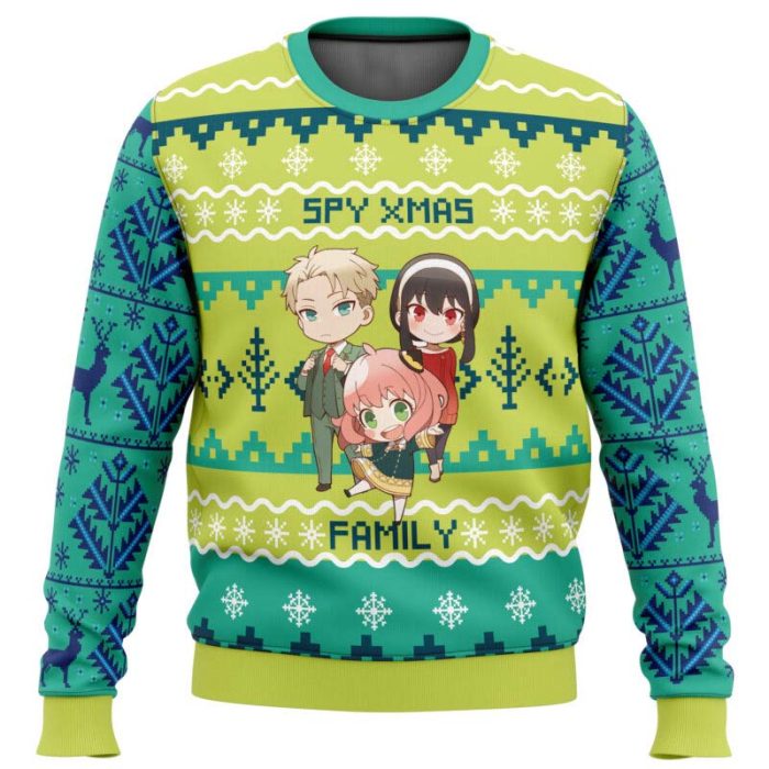 Chibi Spy x Family Ugly Christmas Sweater - Image 3