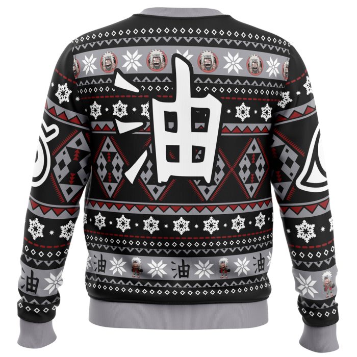 Christmas Jiraiya Naruto Ugly Christmas Sweater - Image 4