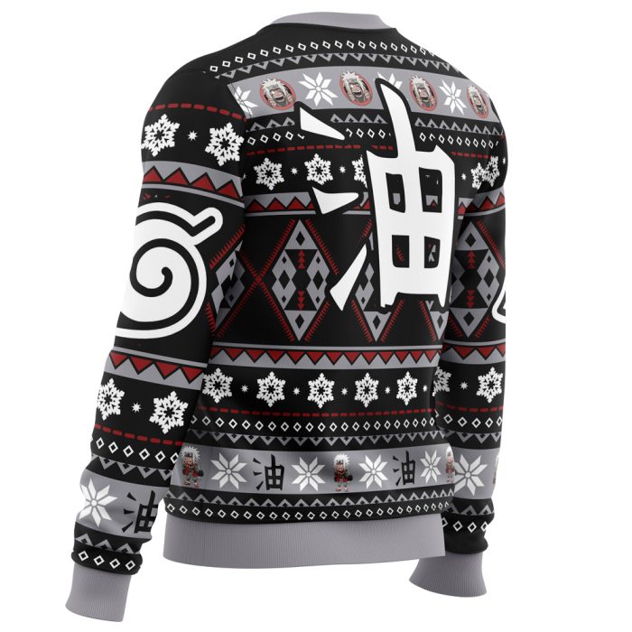 Christmas Jiraiya Naruto Ugly Christmas Sweater - Image 3