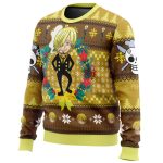 Christmas Sanji One Piece Ugly Christmas Sweater - Image 2