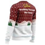 Dashing Through the Snow The Simpsons Ugly Christmas Sweater - Image 3