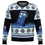 doctor who tardis ugly christmas sweaterr3hln