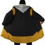 Dragneel Natsu Fairy Tail Hooded Cloak Coat - Image 6