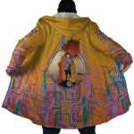 Electric FLCL Hooded Cloak Coat - Image 6