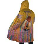 Electric FLCL Hooded Cloak Coat - Image 5