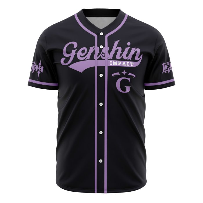 Elemental Magic Genshin Impact Baseball Jersey - Image 1