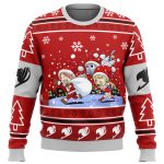 fairy tail chibi xmas ugly christmas sweaterxecua
