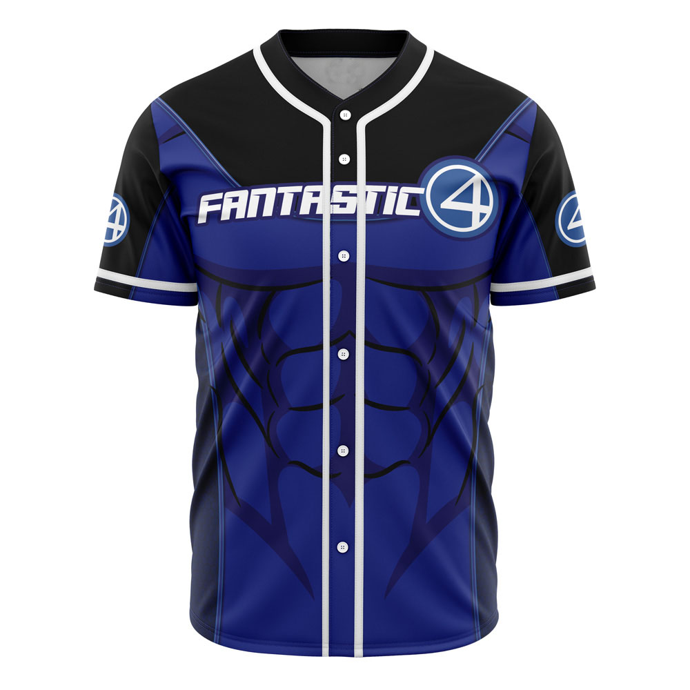Fantastic Four Marvel Baseball Jersey Fantastic Four Marvel Baseball Jersey - Image 1