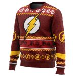 Fast Christmas The Flash DC Comics Ugly Christmas Sweater - Image 2