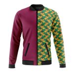 Giyu Tomioka Demon Slayer Quilted Bomber Jacket