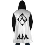 Gotei 13 8th Division Captain Kyoraku Shunsui Bleach Hooded Cloak Coat - Image 5