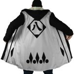 Gotei 13 8th Division Captain Kyoraku Shunsui Bleach Hooded Cloak Coat - Image 6