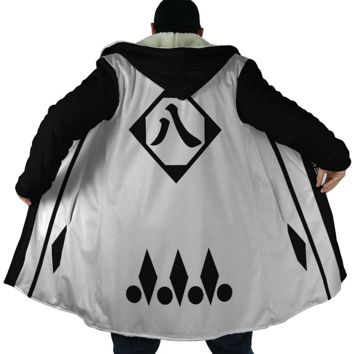 Gotei 13 8th Division Captain Kyoraku Shunsui Bleach Hooded Cloak Coat - Image 6