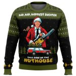 Hap, Hap, Happiest Sweater this Side of the Nuthouse National Lampoon's Christmas Vacation Ugly Christmas Sweater - Image 3