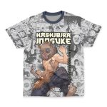 Hashibira Inosuke Manga Collage Demon Slayer Streetwear T-Shirt
