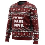 I'm not Daredevil Marvel Ugly Christmas Sweater - Image 2
