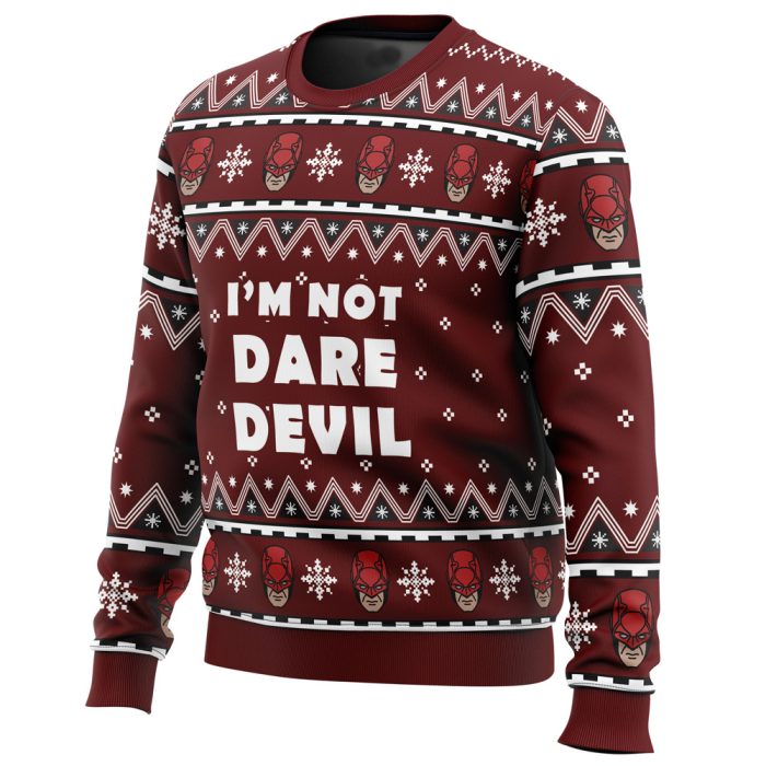 I'm not Daredevil Marvel Ugly Christmas Sweater - Image 2