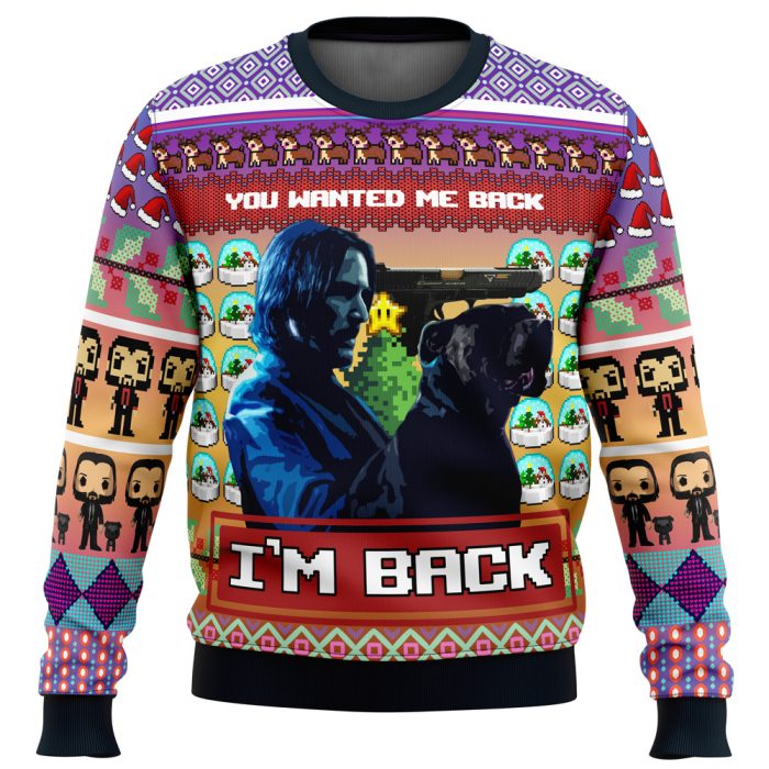 John Wick Ugly Christmas Sweater - Image 1