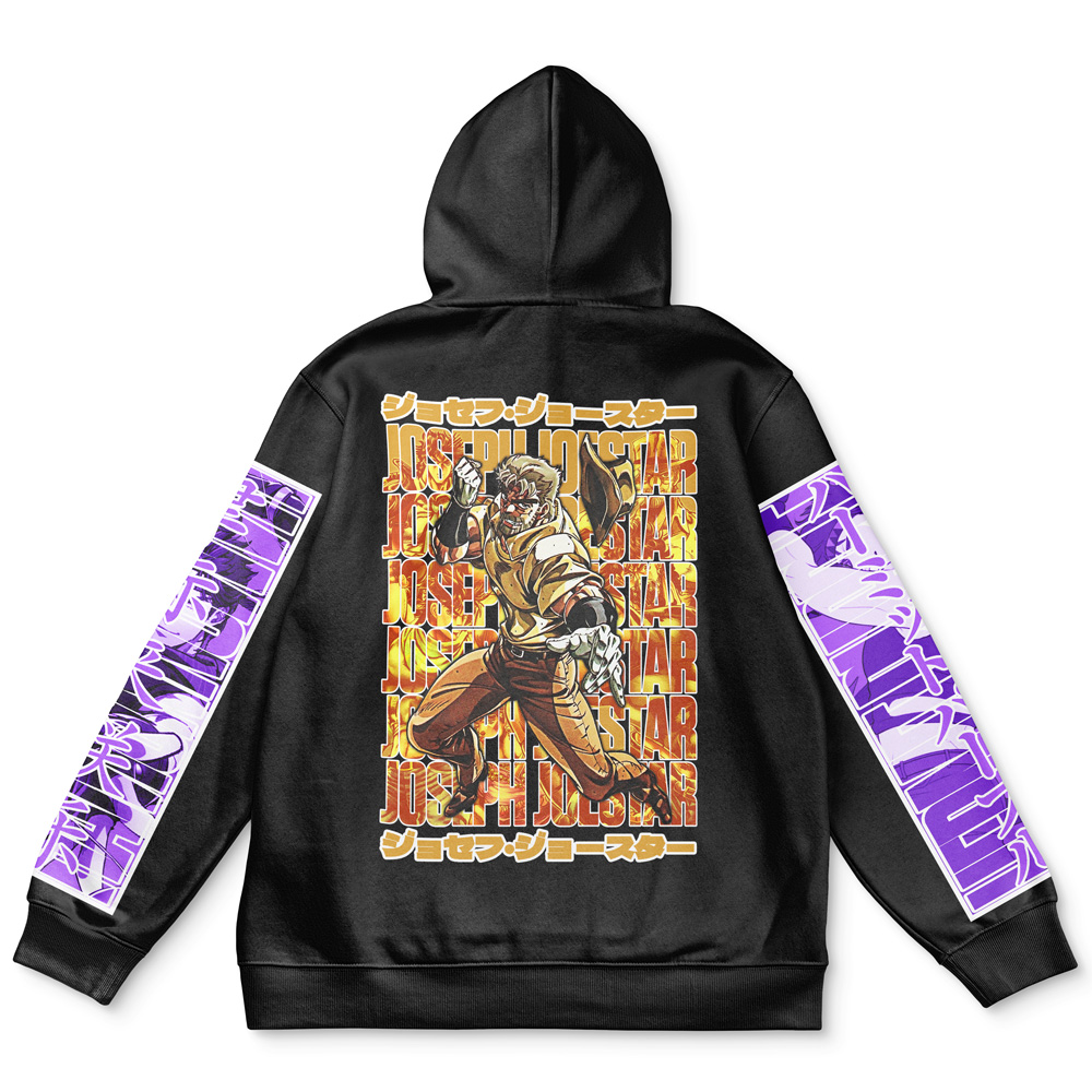 Joseph Joestar Jojo's Bizarre Adventure Streetwear Hoodie Joseph Joestar Jojo's Bizarre Adventure Streetwear Hoodie - Image 1
