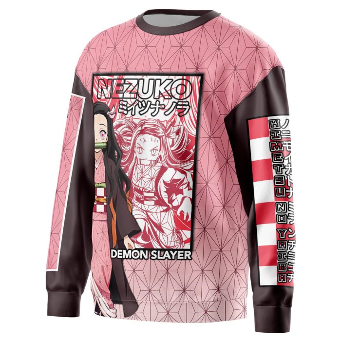 Kamado Nezuko Haori Demon Slayer Streetwear Sweatshirt - Image 2