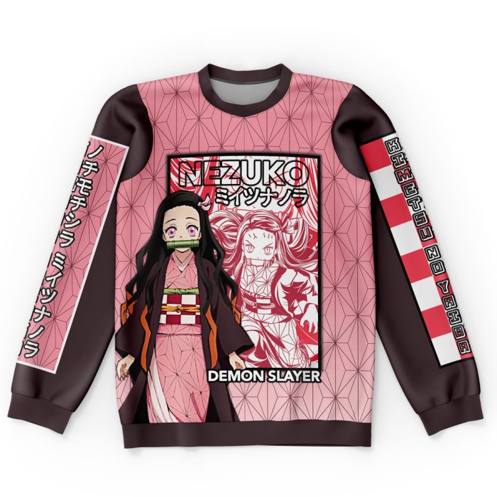 Kamado Nezuko Haori Demon Slayer Streetwear Sweatshirt - Image 4