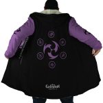 Keqing 2 Genshin Impact Hooded Cloak Coat - Image 4