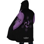Keqing 2 Genshin Impact Hooded Cloak Coat - Image 2