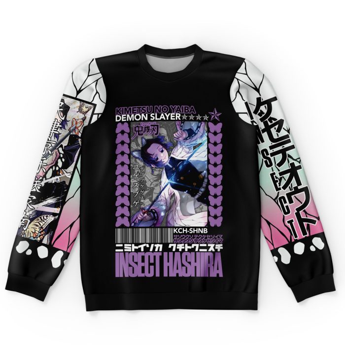 Kocho Shinobu Demon Slayer Streetwear Sweatshirt - Image 4