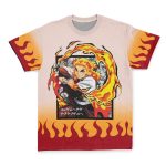 Kyojuro Rengoku Haori Demon Slayer Streetwear T-Shirt