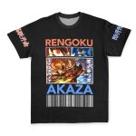 Kyojuro Rengoku vs Akaza Demon Slayer Streetwear T-Shirt